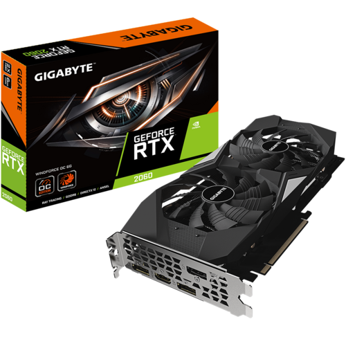 GeForce RTX™ 2060 WINDFORCE OC 6G (rev. 1.0) - 顯示卡