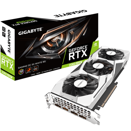 GeForce® RTX 2060 SUPER™ GAMING OC 3X WHITE 8G (rev. 2.0) - Tarjetas Gráficas