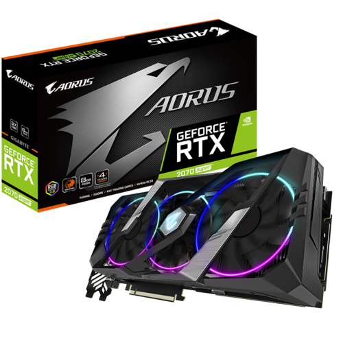 AORUS GeForce® RTX 2070 SUPER™ 8G (rev. 2.0) - Tarjetas Gráficas