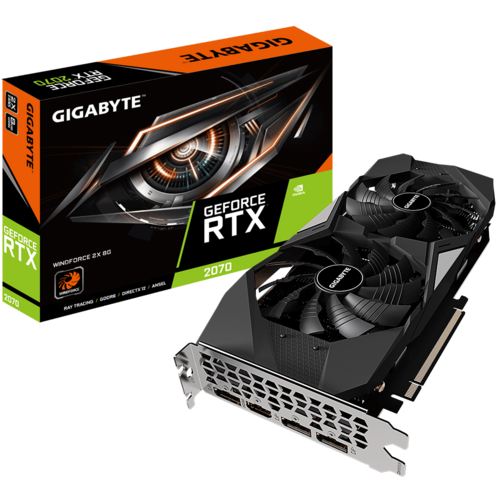 GeForce RTX™ 2070 WINDFORCE 2X 8G (rev. 3.0) - 顯示卡