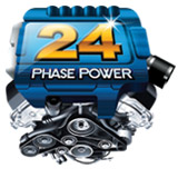 Industry’s Leading TRUE 24 Phase Power Design