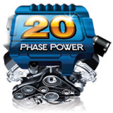 Industry's Leading 20 Phase Power Design