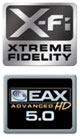 X-Fi Xtreme Fidelity™ and EAX<sup>®</sup> AHD 5.0™ Technologies