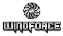 WindForce 2X Anti-turbulence-Mirroring Inclined Fan