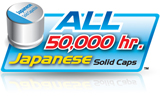 Capacitores Sólidos Japoneses de 50,000 Horas