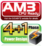 Supports next generation of 45nm AMD AM3 CPU