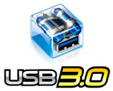 4 puertos Nativos USB 3.0 a través del Chipset A75