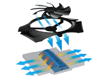 Triangle Cool Fan Technology