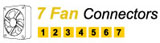 Generoso Soporte de Ventiladores para el Sistema – 7 Conectores de Ventiladores