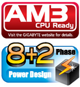 Supports next generation of 45nm AMD AM3 CPU