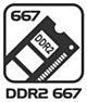 Supports DDR2 667/533 up to 4GB Memory