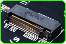 <span style="font-size:130%;color:#28FF00;">M.2 Onboard Connector</span>