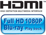 HDMI 1.3* certification, support Full HD 1080P
