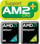 Soporta Procesadores AMD AM2+ CPU