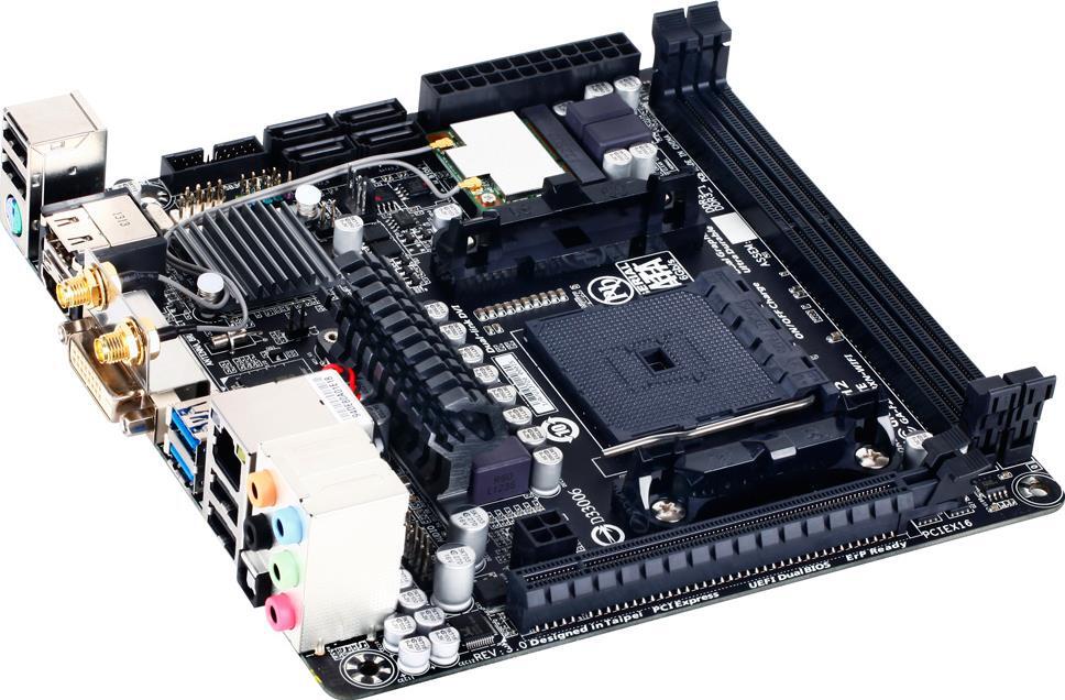 希少GIGABYTE GA-C1007UN-D Mini-ITXマザーボード GA-C1007UN-D (Rev