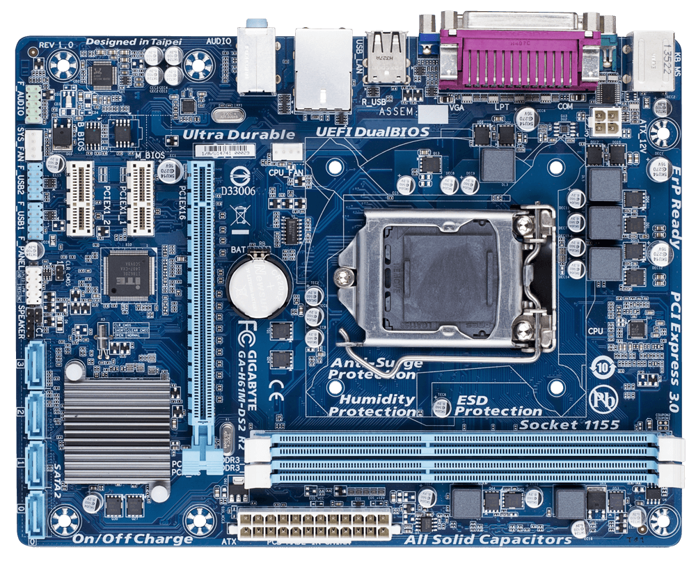 Amazon | GIGABYTE マザーボード Intel H61チップセット搭載