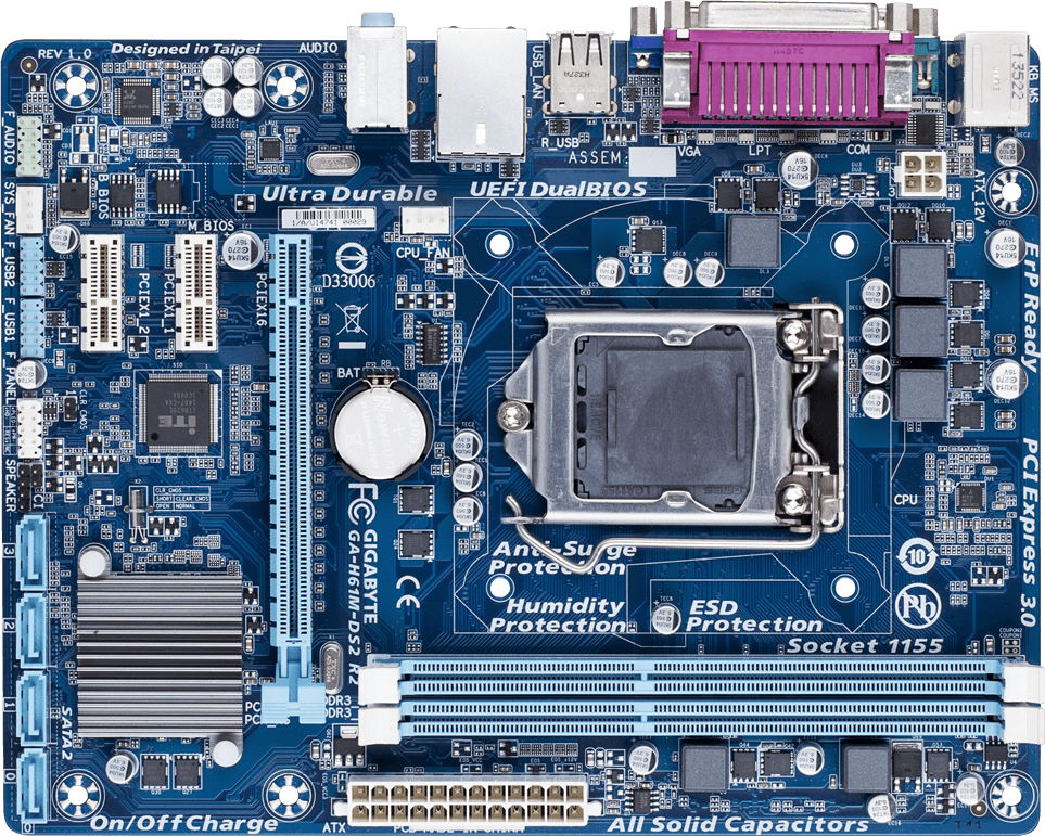 Motherboard - GA-H61M-DS2 R2
