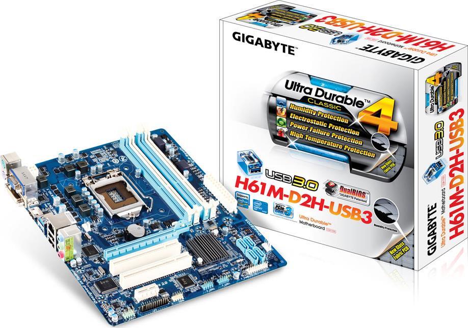 Motherboard - GA-H61M-D2H-USB3