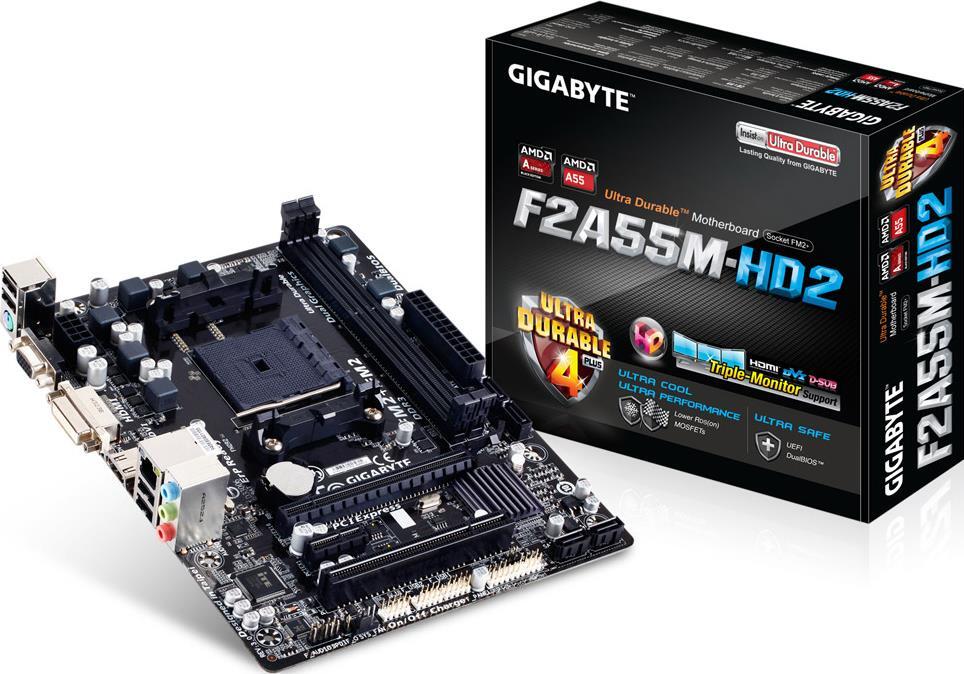 Moederbord - GA-F2A55M-HD2