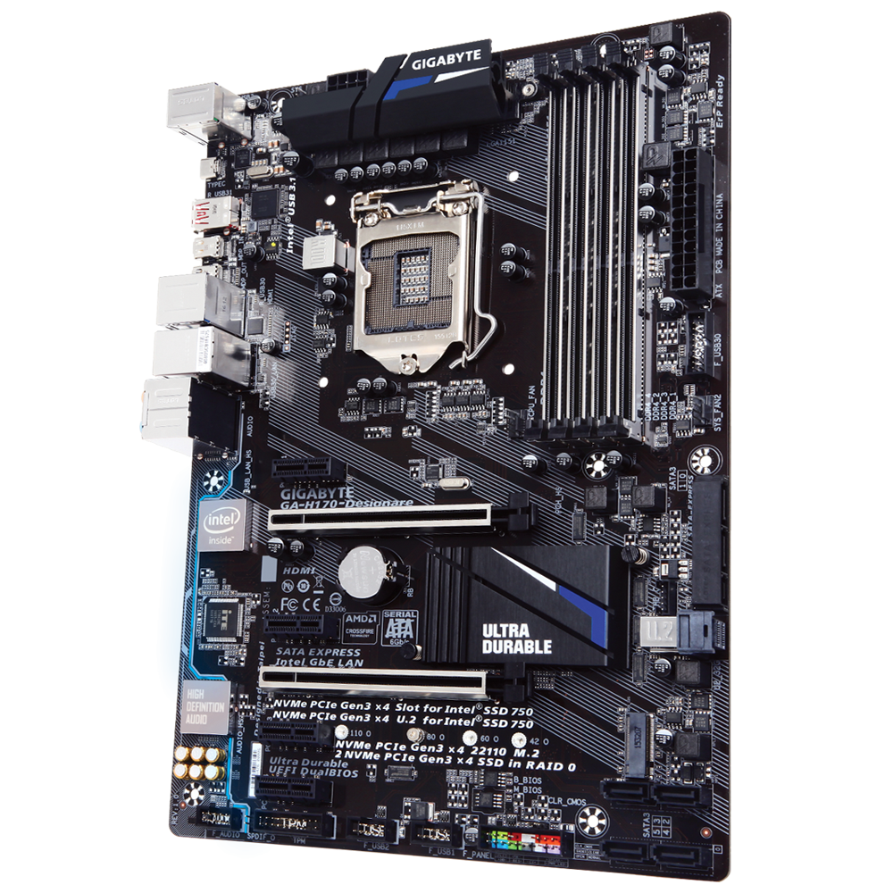 PCパーツ GIGABYTE - GIGABYTE GA-H170-Designare GA-H170-Designare｜AORUS - GIGABYTE France
