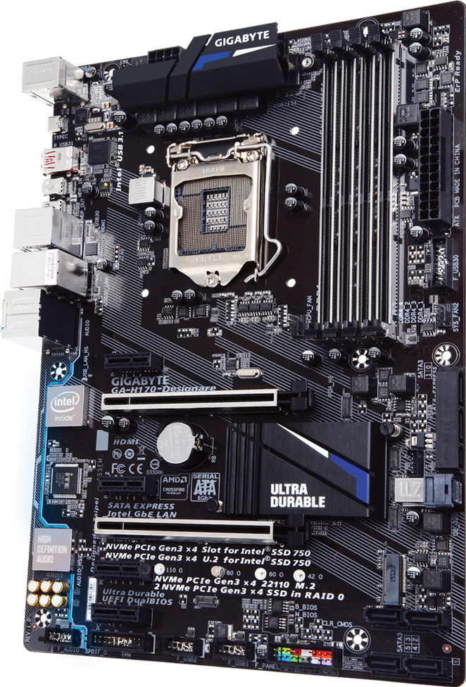 GA-H170-Designare (Rev. 1.0) Motherboard Specifications - GIGABYTE