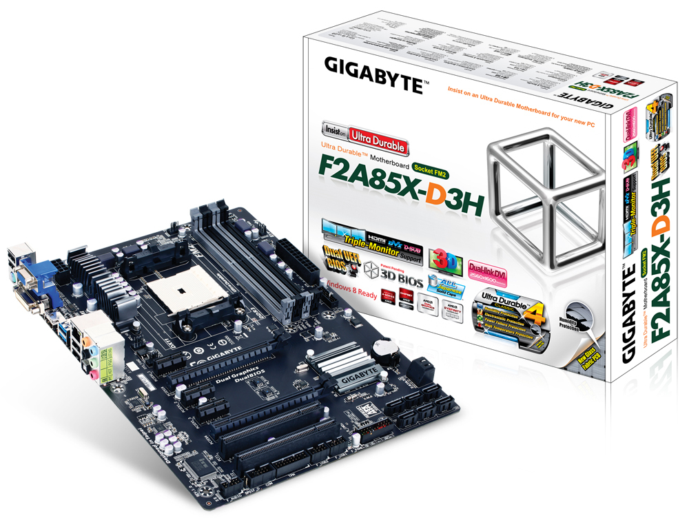 TOPOU メインボード Gigabyte GA-F2A88X-D3H デスクトップマザーボード F2A88X-D3H A88XソケットFM2 64G  DDR3 SATA3 USB3.0