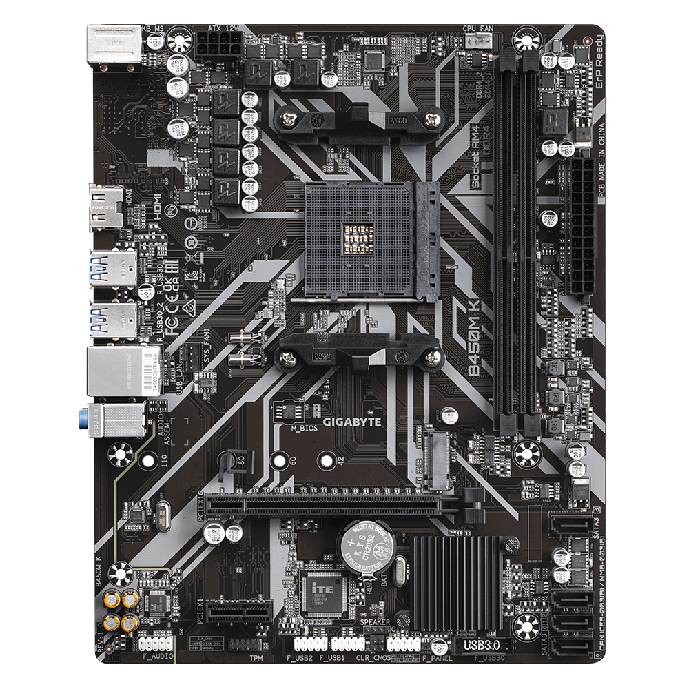 GIGABYTE B450M K Motherboard AORUS GIGABYTE Global