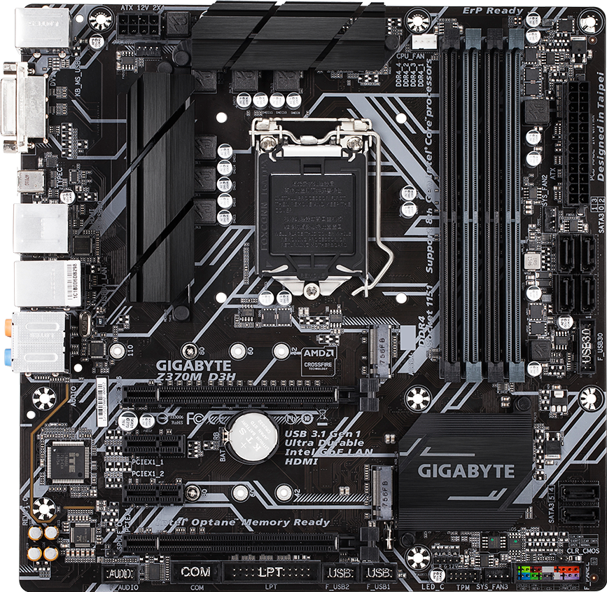 Z370M D3H (Rev. 1.0) マザーボード - GIGABYTE Japan