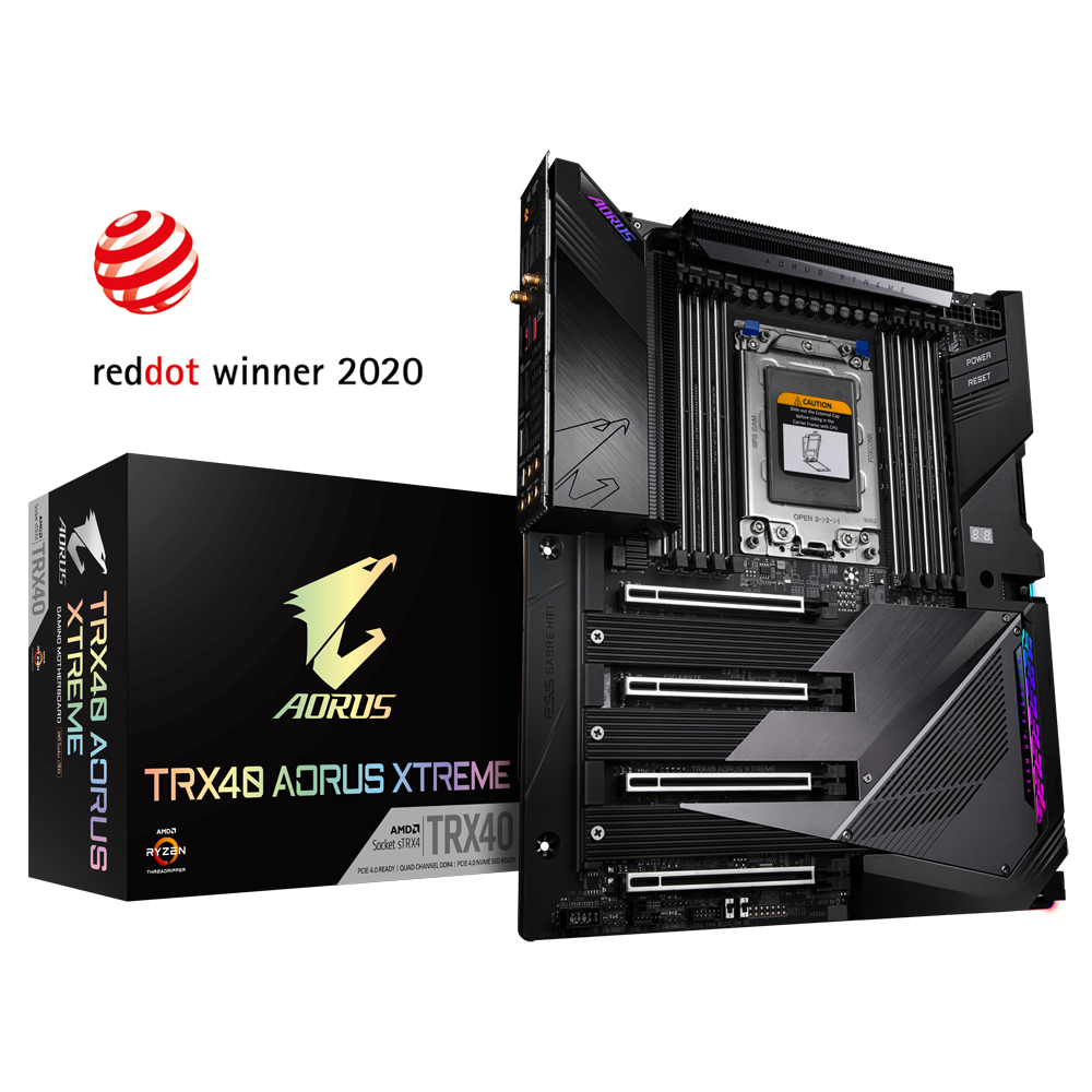 GIGABYTE TRX40 マザーボード AMD Ryzen Threadripper 3990X CPU