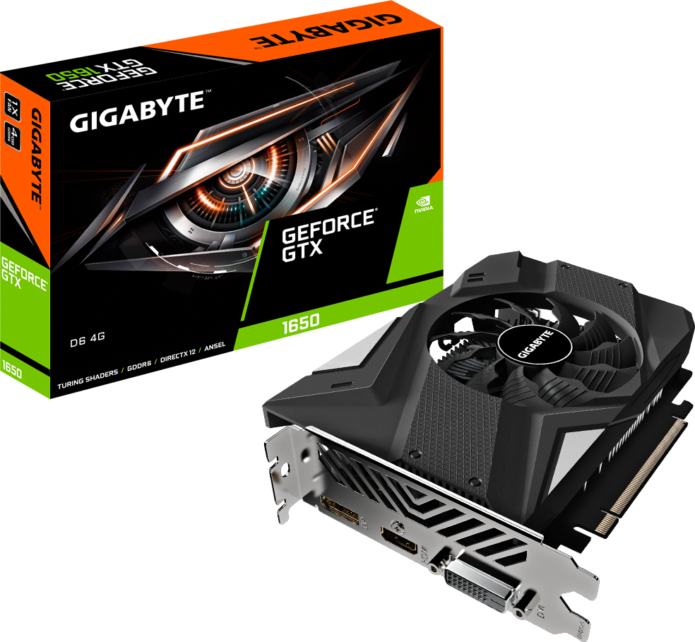 Tarjetas de Video - GeForce® GTX 1650 D6 4G