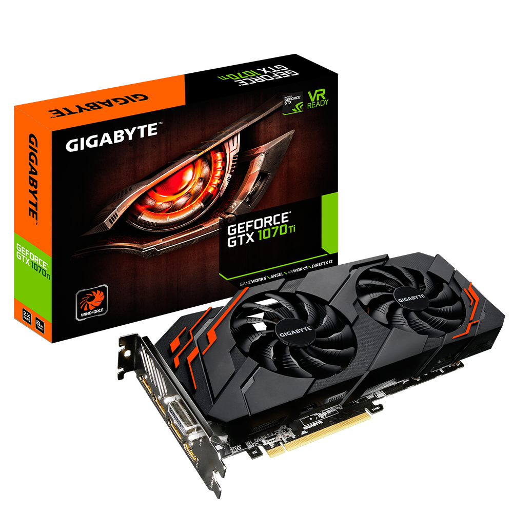 GeForce GTX 1070 Ti WINDFORCE 8G AORUS GIGABYTE United Kingdom