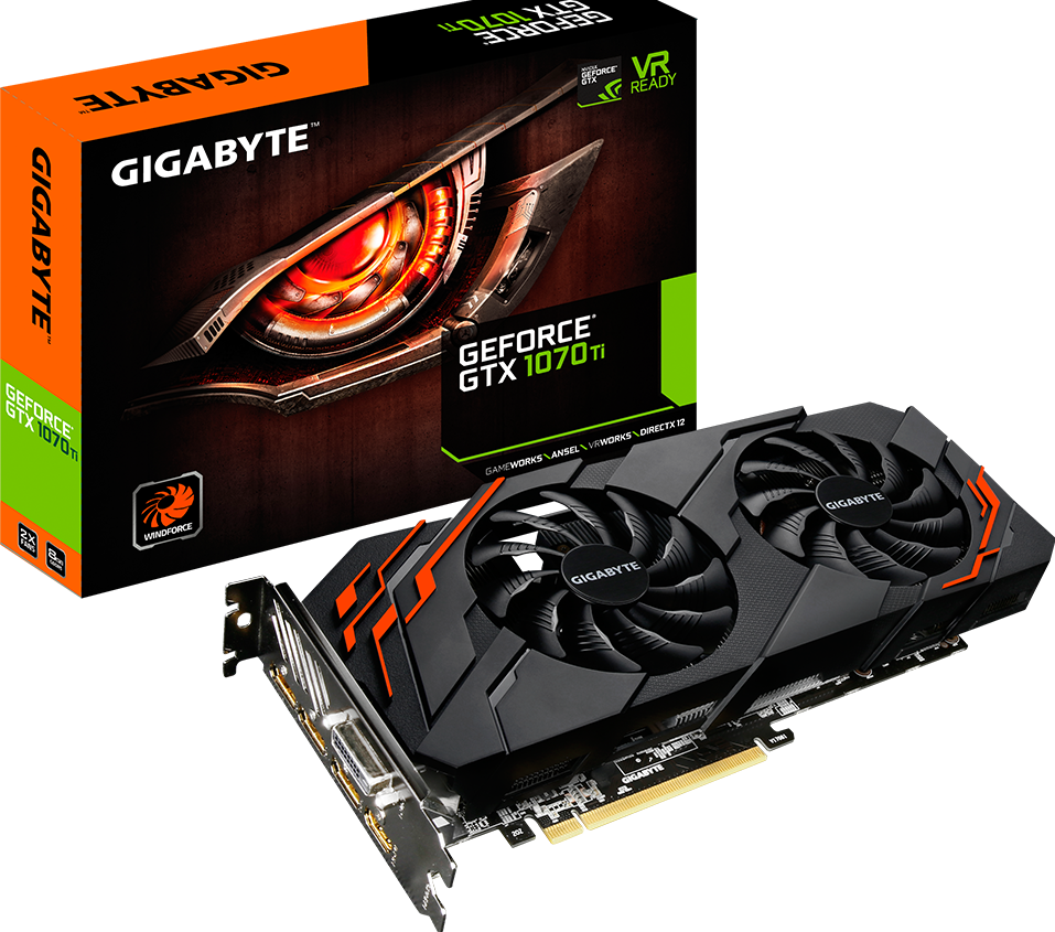 グラフィックスカード - GeForce® GTX 1070 Ti WINDFORCE 8G