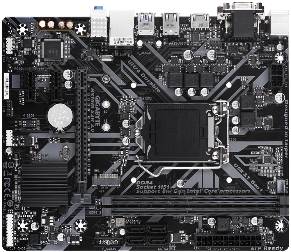 GIGABYTE H310N 2.0 マザーボード H310N 2.0 (rev. 1.0) Key Features | Motherboard - GIGABYTE