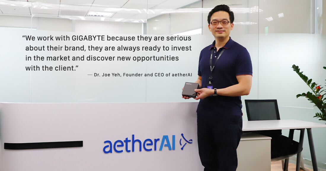 Dr. Joe Yeh commends GIGABYTE's commitment to developing the medical AI market, which often requires a high-mix, low-volume approach and long-term investments to fulfill the promise of better medical care and higher living standards through AI.