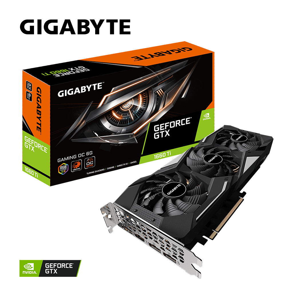 GeForce® GTX 1660 Ti GAMING OC 6G Gallery - Gigabyte