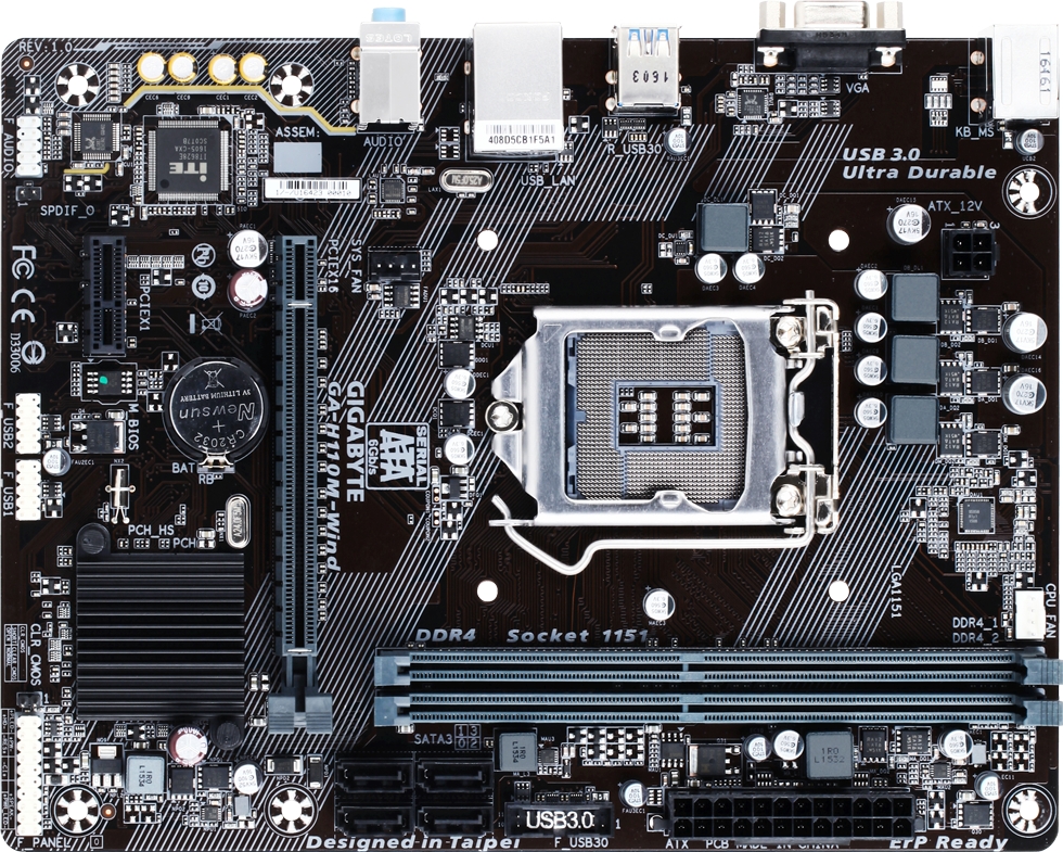 Plăci de bază - GA-H110M-Wind