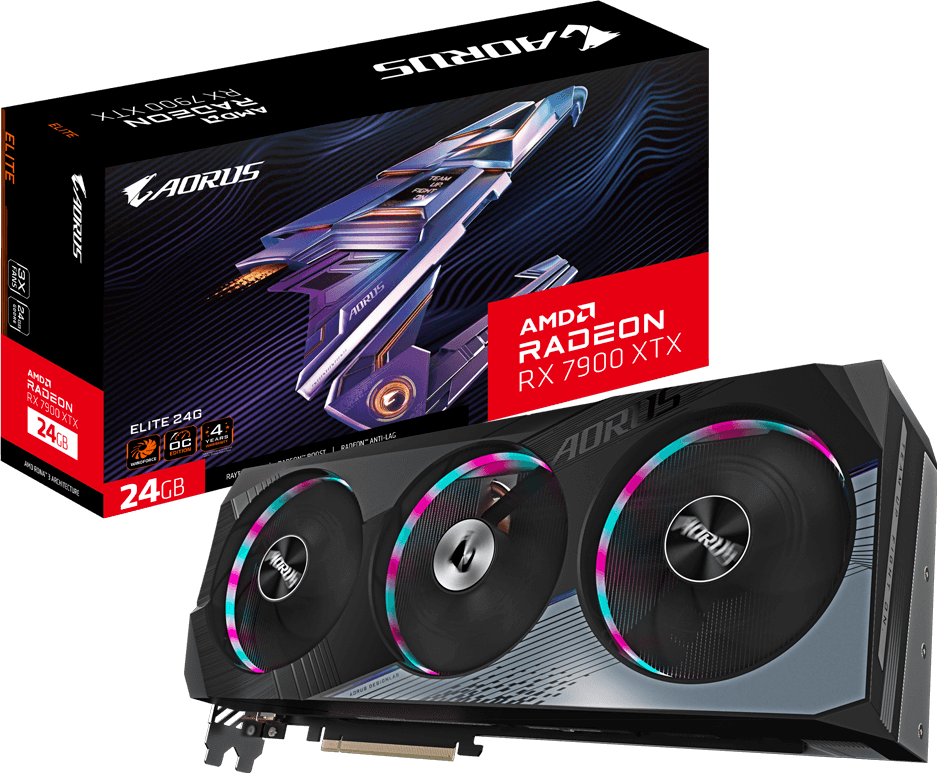 グラフィックボード・グラボ・ビデオカード GIGABYTE AORUS AMD RADEON RX 7900XTX 24G AORUS Radeon™ RX 7900 XTX ELITE 24G - GIGABYTE Global