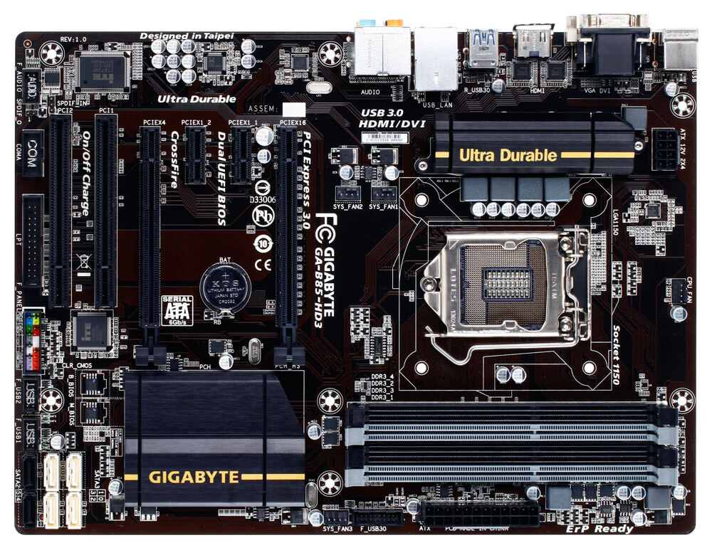 Carte mère Gigabyte B85-HD3