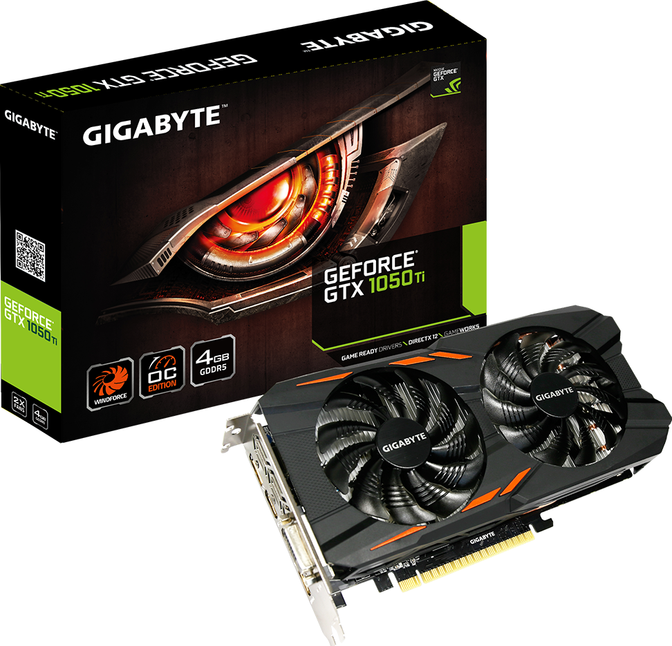 Videókártyák - GeForce® GTX 1050 Ti Windforce OC 4G