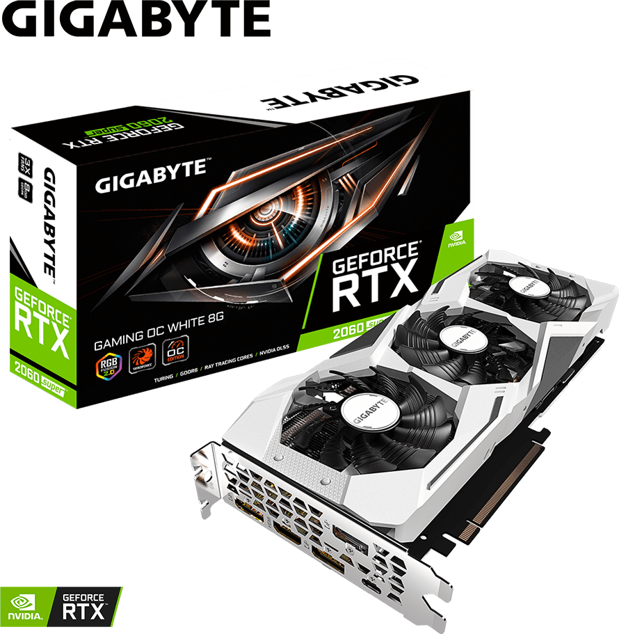 GeForce® RTX 2060 SUPER™ GAMING OC WHITE 8G - GIGABYTE Global