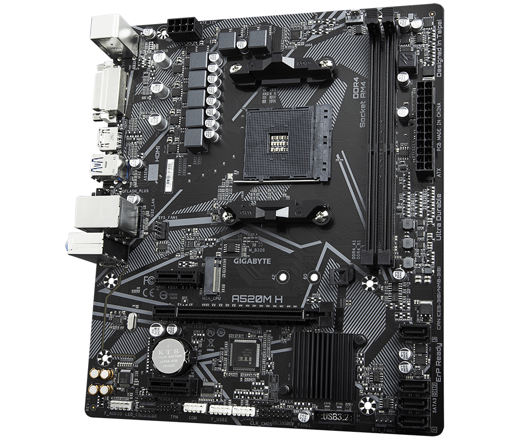 GIGABYTE A520M H Motherboard AORUS GIGABYTE Global