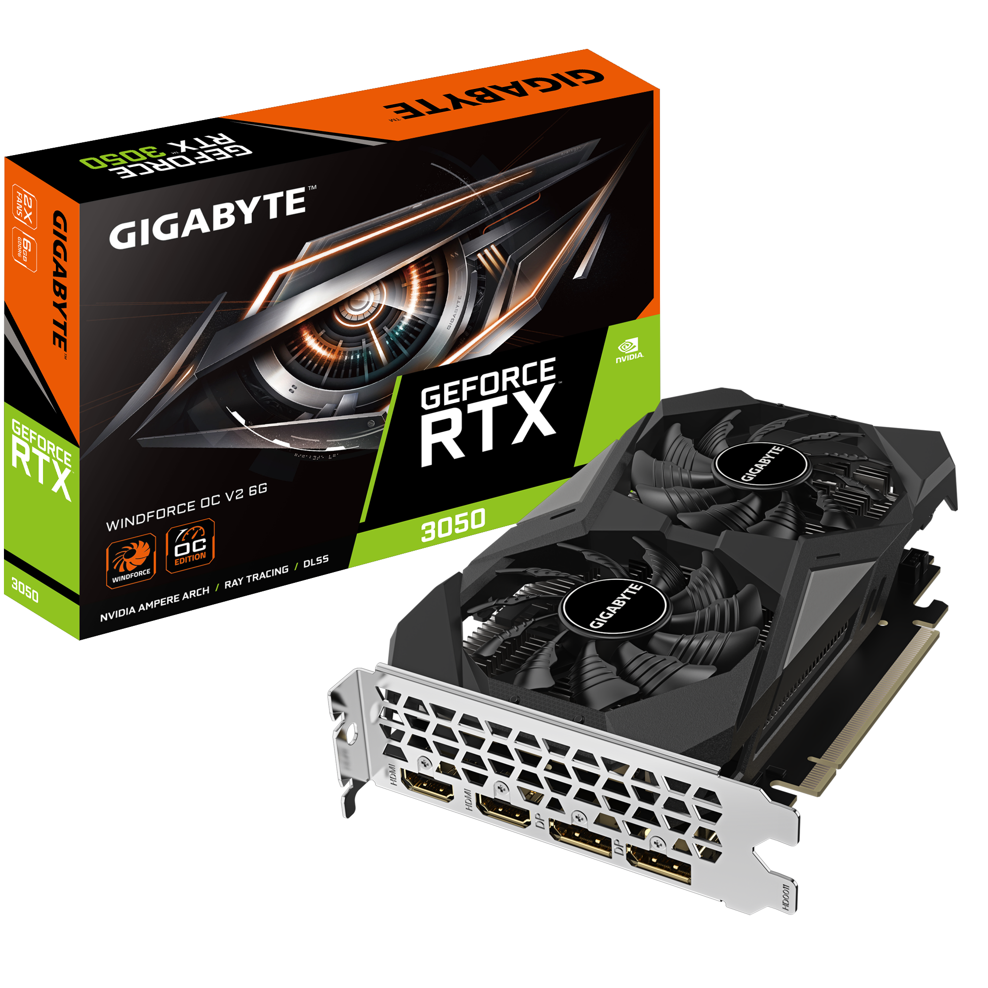 GeForce RTX™ 3050 WINDFORCE OC V2 6G