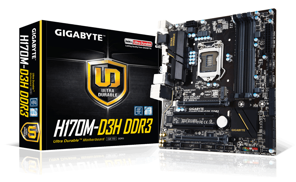 GA-H170M-D3H DDR3 (rev. 1.0) Overview | Motherboard - GIGABYTE U.S.A.