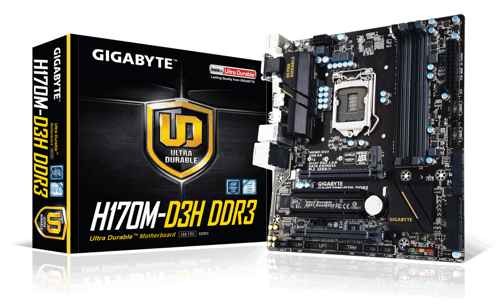 GA-H170M-D3H DDR3 (rev. 1.0) Specification | Motherboard