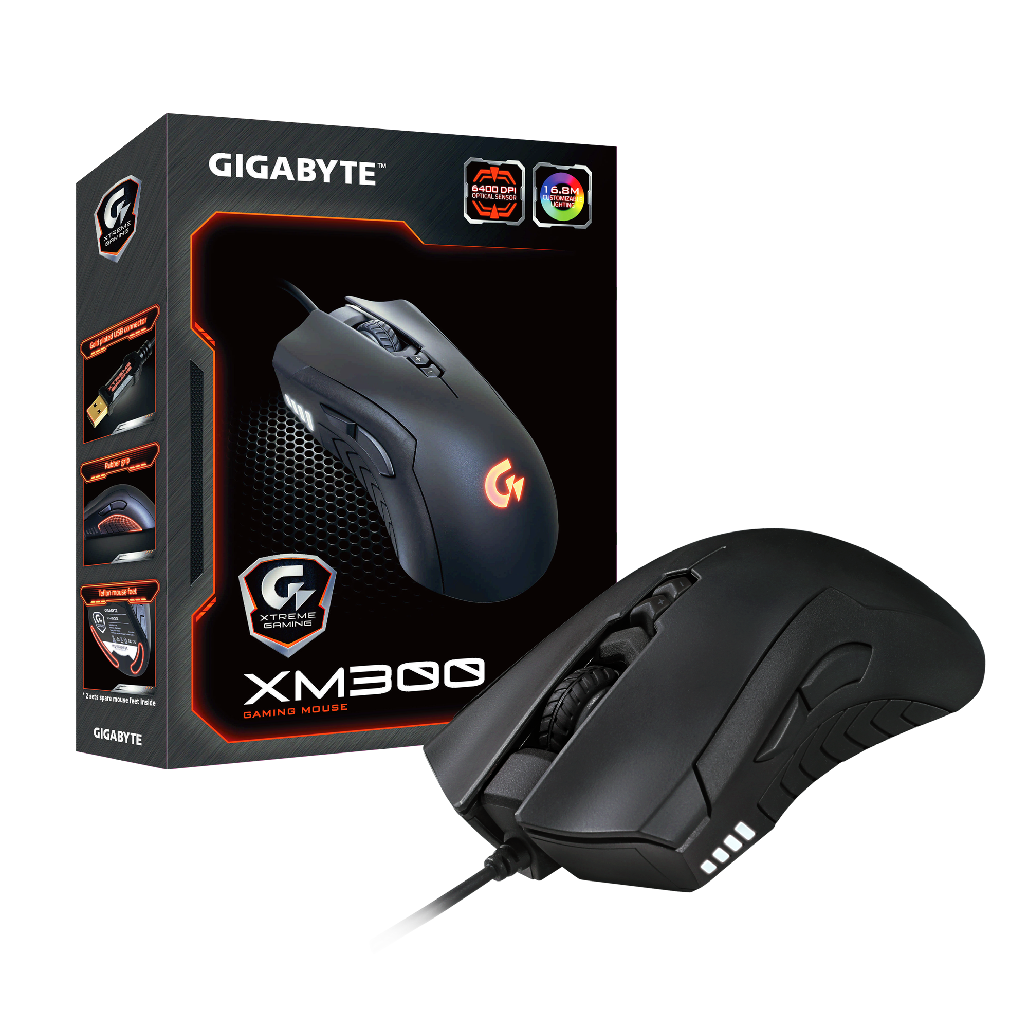 ⭐️ GIGABYTE XM300 マウス【生産終了品】 XM300｜AORUS - GIGABYTE USA