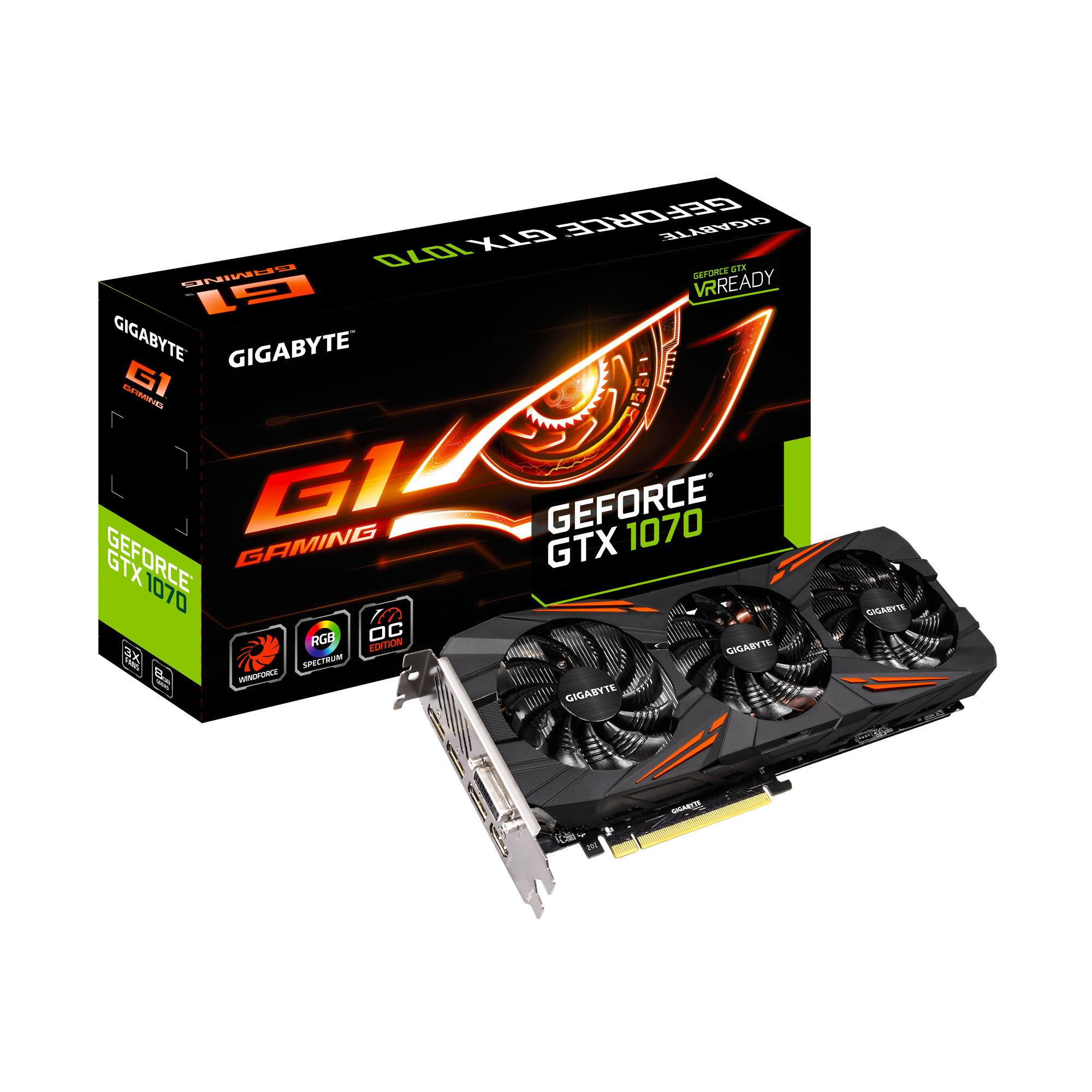 GeForce® GTX 1070 G1 Gaming 8G (rev. 1.0) Key Features | Graphics