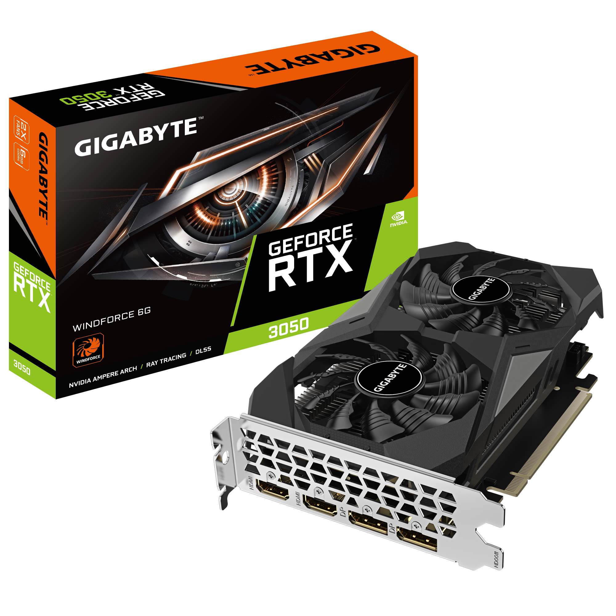 GeForce RTX™ 3050 WINDFORCE 6G Support Graphics Card GIGABYTE Malaysia