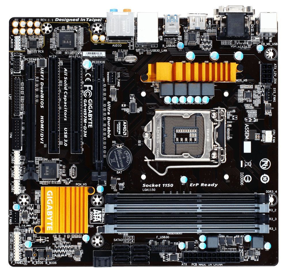 GA-H97M-D3H (rev. 1.1) Gallery | Motherboard - GIGABYTE Global