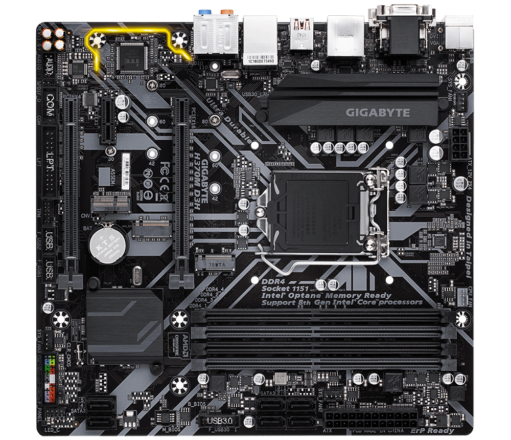 H370M D3H (rev. 1.0) Gallery | Motherboard - GIGABYTE U.S.A.