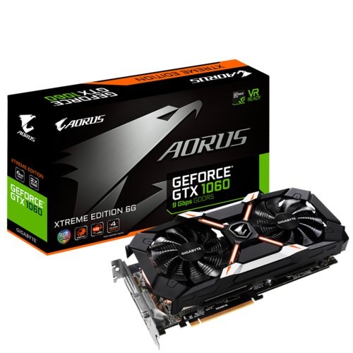 Aorus Geforce Gtx 1060 Xtreme Edition 6g 9gbps Rev 1 0 Key Features Graphics Card Gigabyte Global